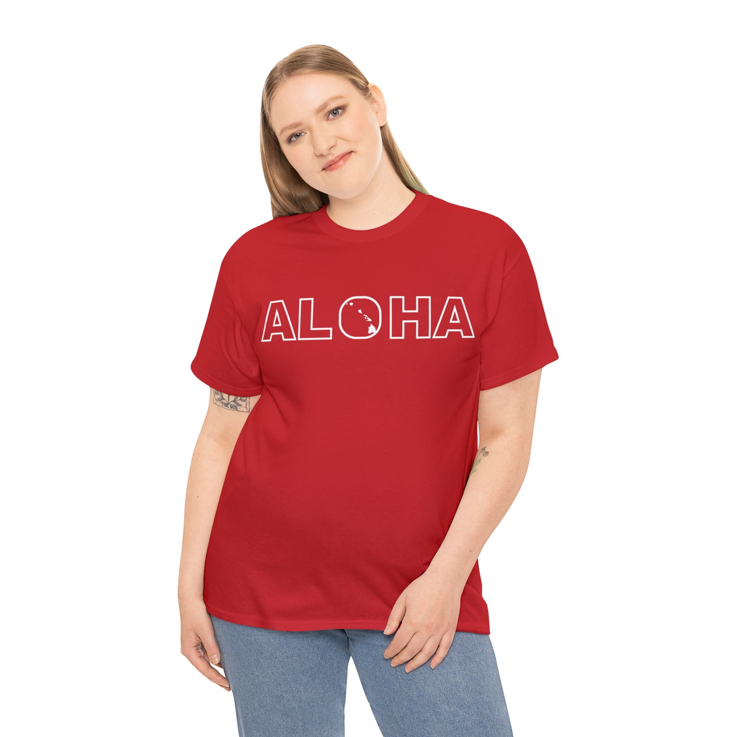 Aloha T-Shirt with Hawaiian Islands