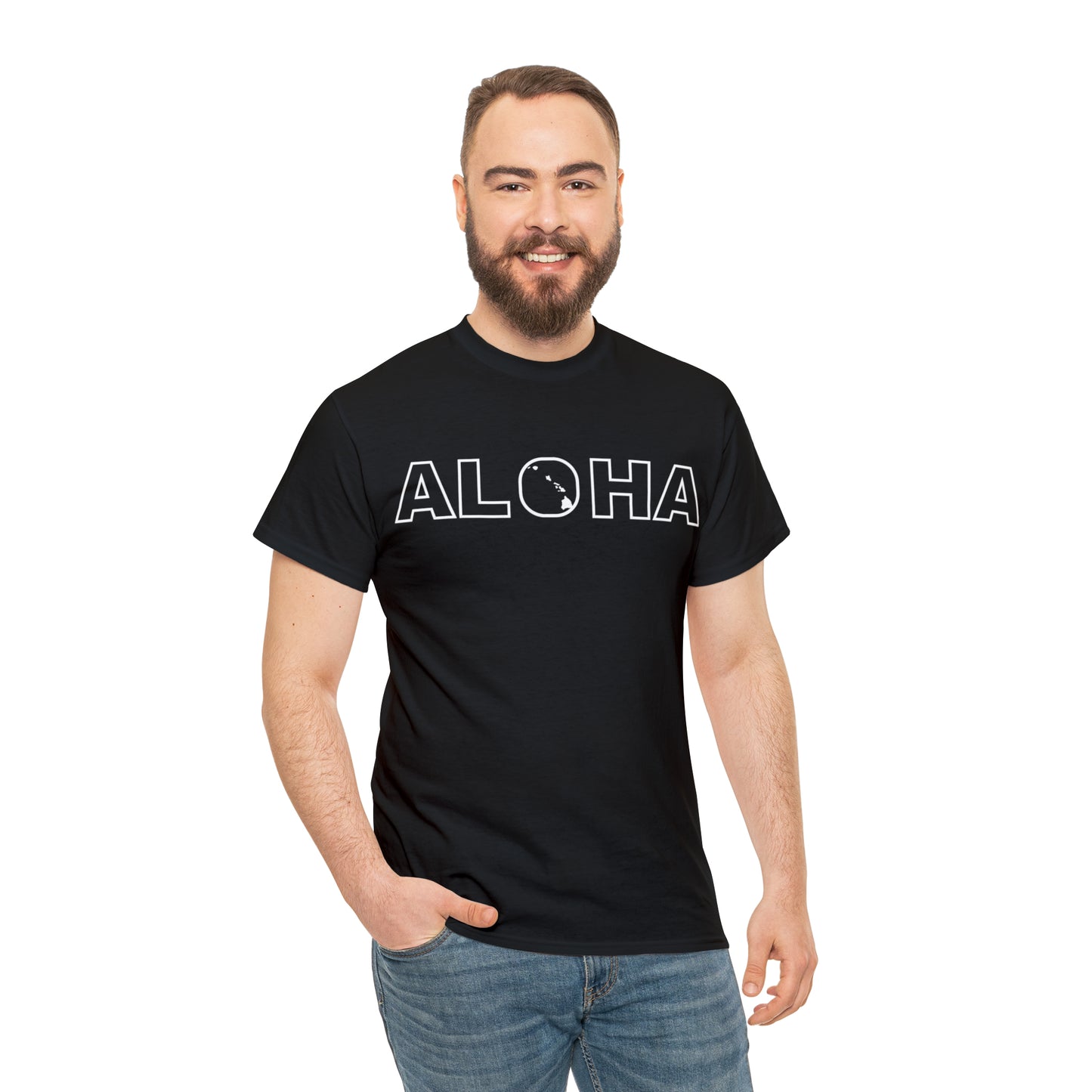 Aloha T-Shirt with Hawaiian Islands