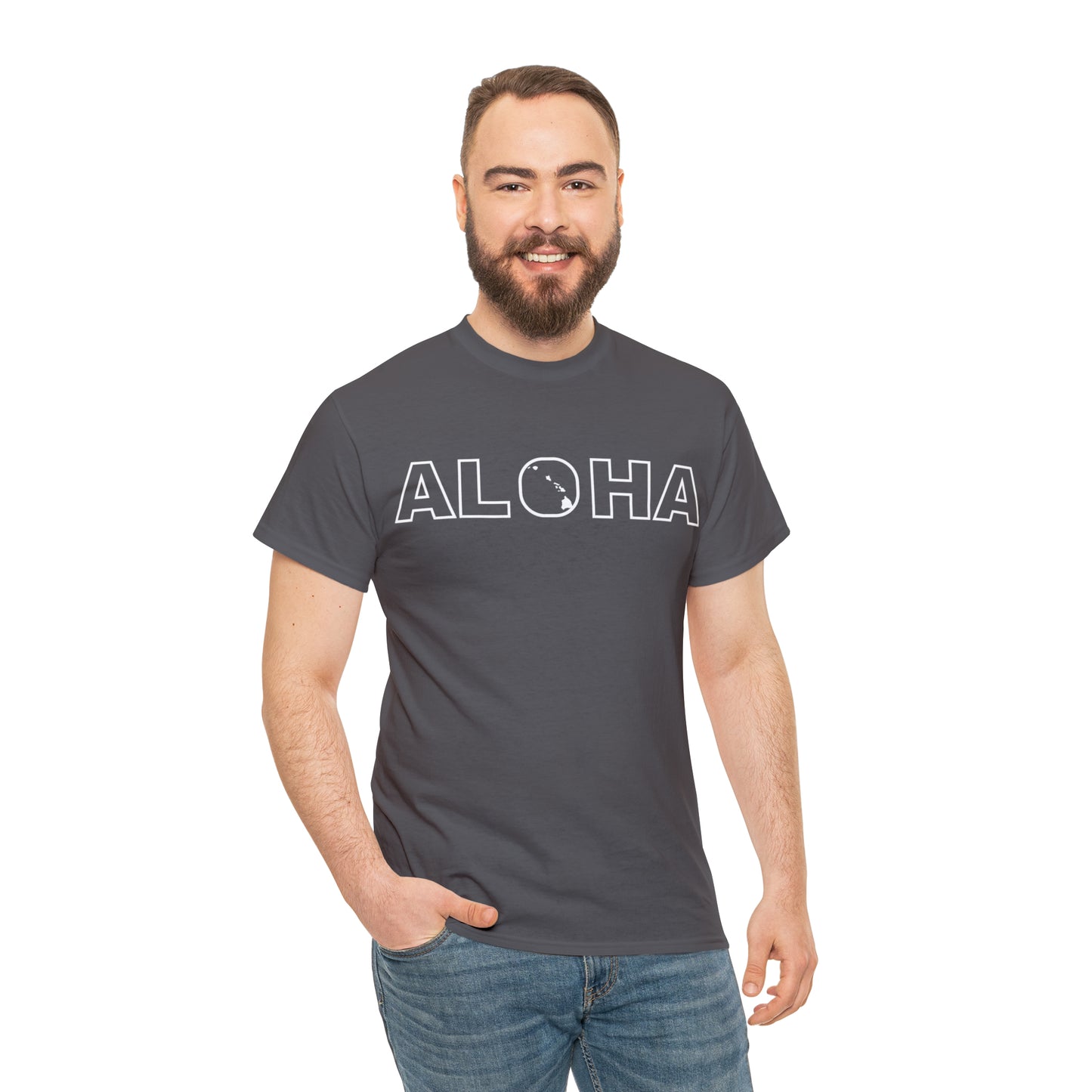 Aloha T-Shirt with Hawaiian Islands