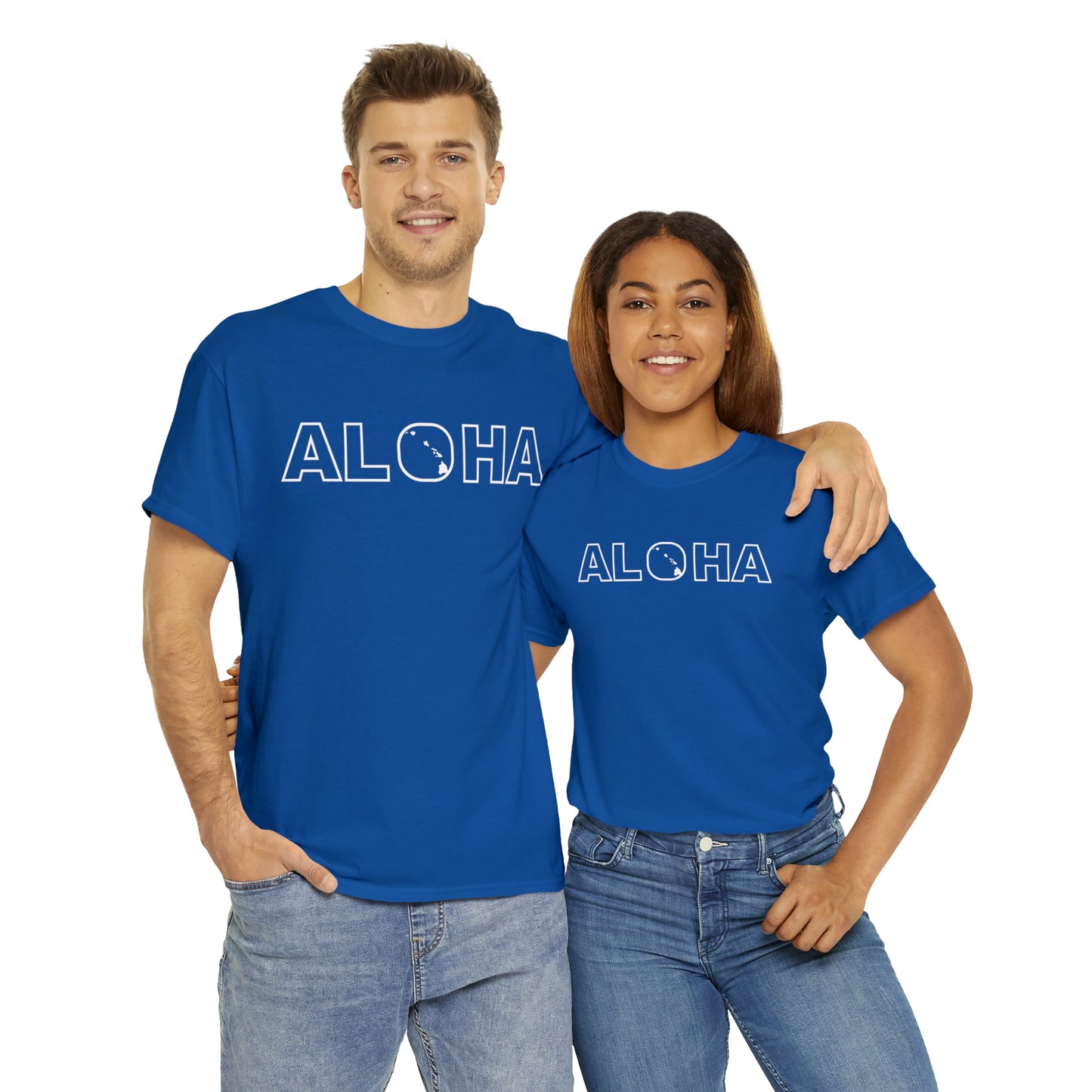 Aloha T-Shirt with Hawaiian Islands