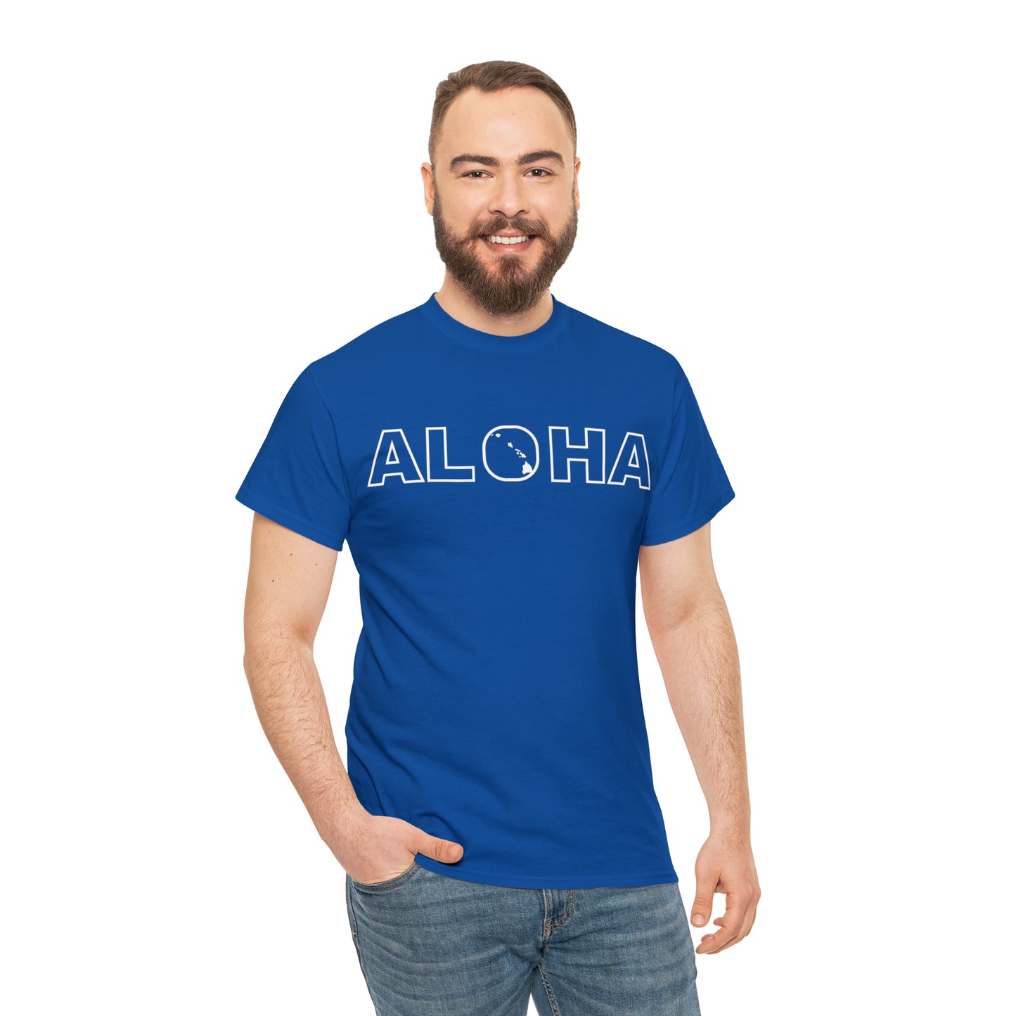 Aloha T-Shirt with Hawaiian Islands