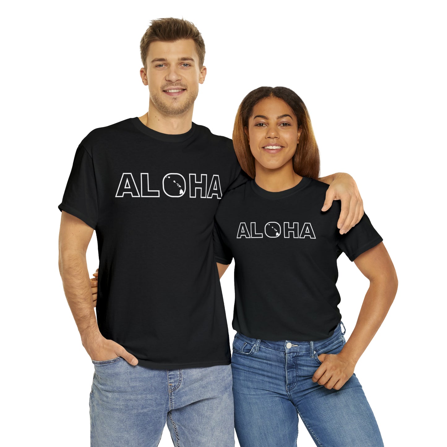 Aloha T-Shirt with Hawaiian Islands