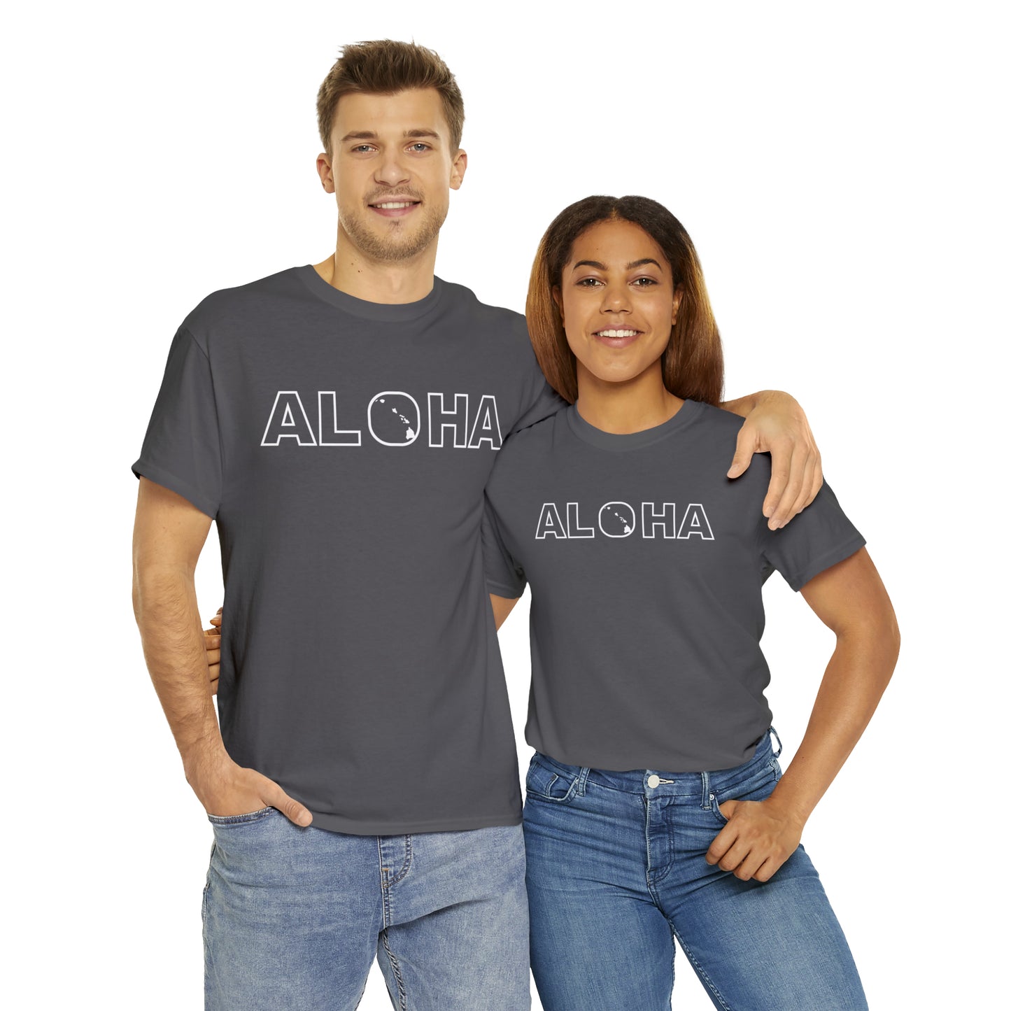 Aloha T-Shirt with Hawaiian Islands