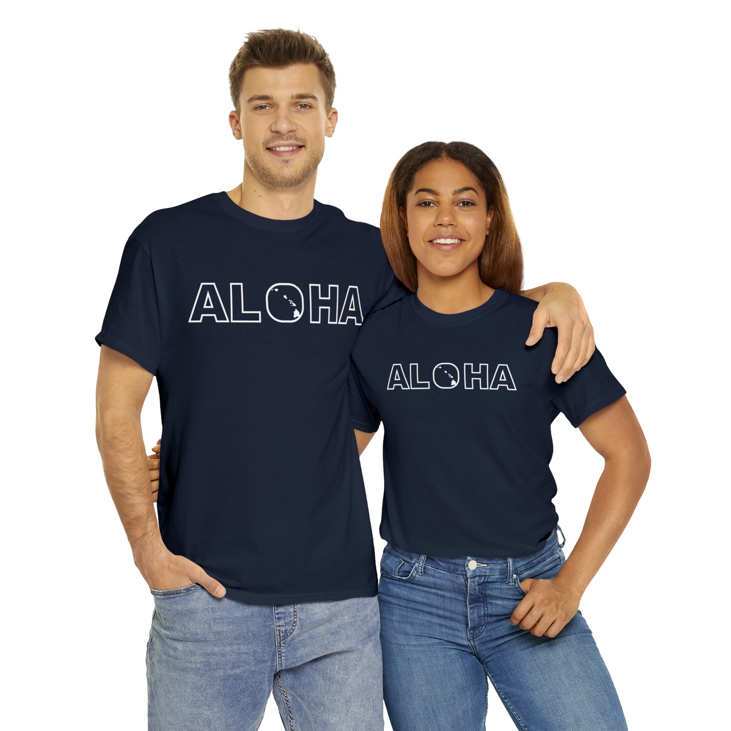 Aloha T-Shirt with Hawaiian Islands