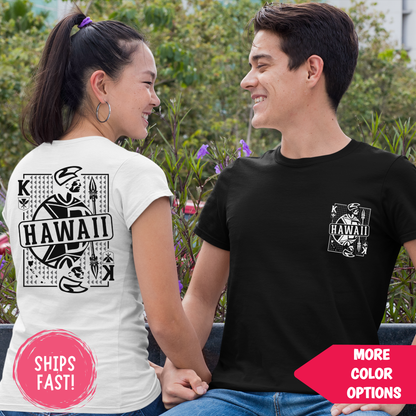 King Kamehameha Playing Card T-Shirt | Cotton Tee