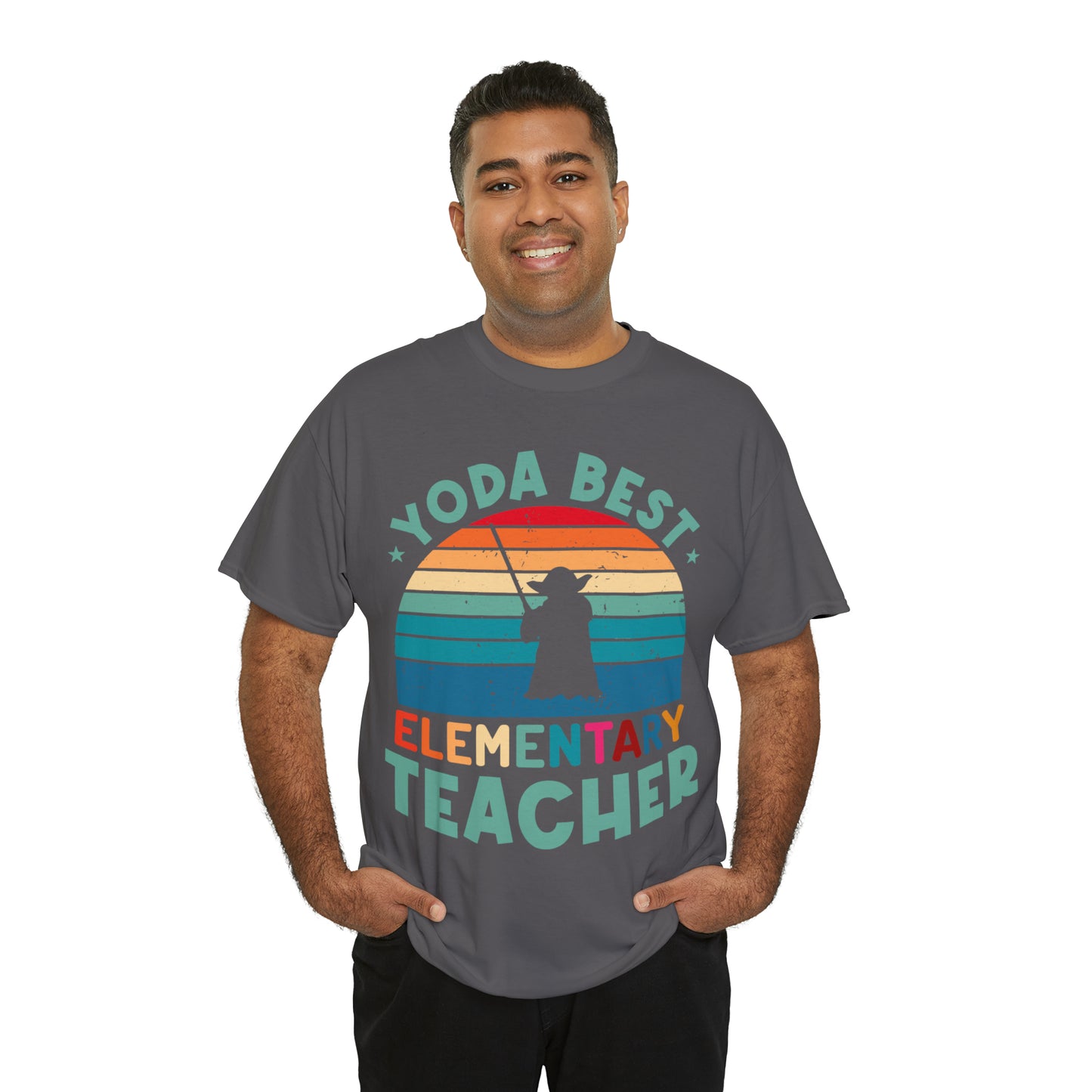 Yoda Best Elementary Teacher Vintage T-shirt