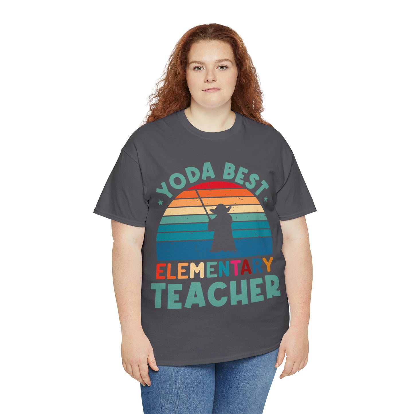 Yoda Best Elementary Teacher Vintage T-shirt