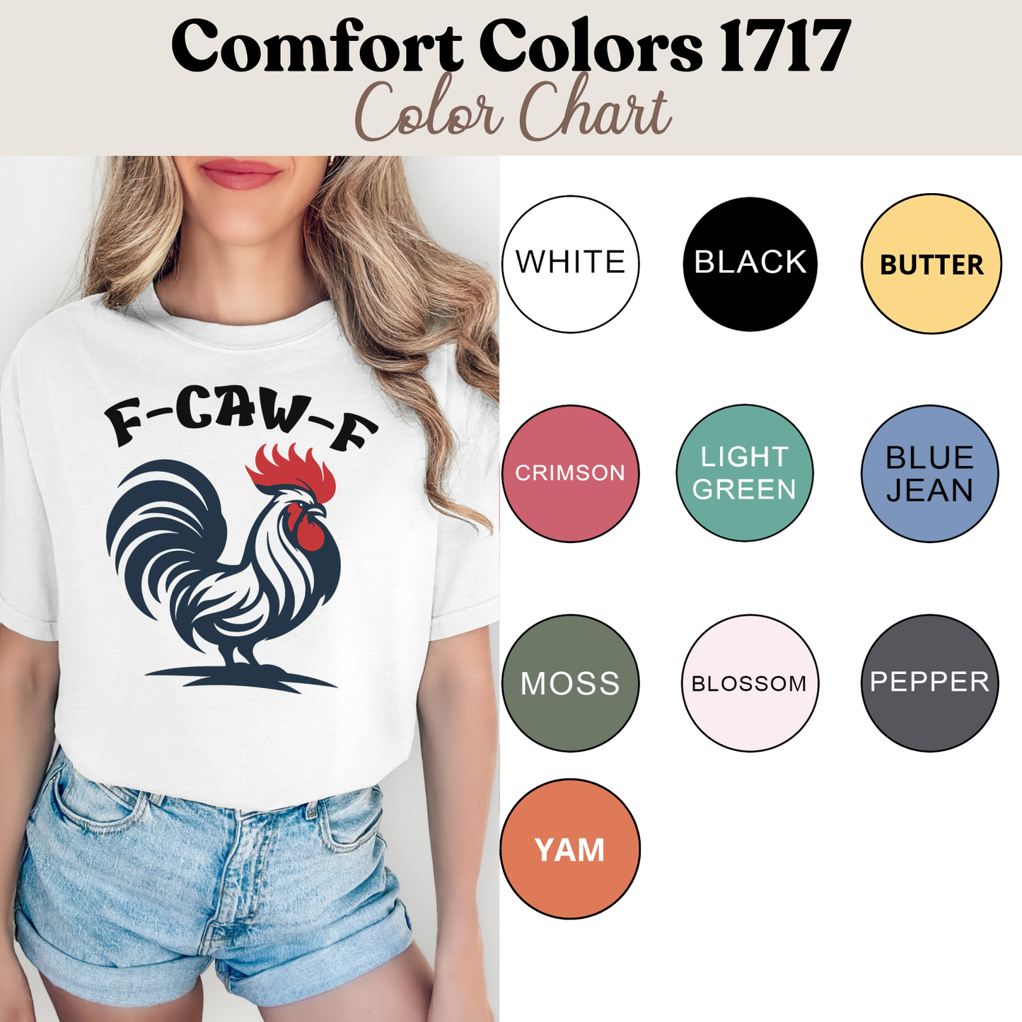Bold Rooster T-Shirt, Farm Life Graphic Tee, Rustic Country Shirt, Chicken Lover Gift, Rooster Pride Top, Barnyard Style Tee
