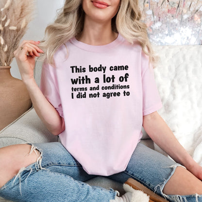 Chronic Illness Warrior Shirt | This Body Was Built on Strength and Resilience | Inspirational Health Awareness Tee | Spoonie Support Gift