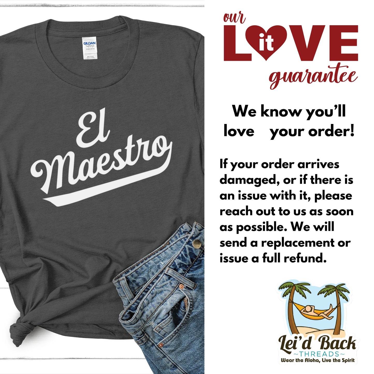 El Maestro - The Teacher Heavy Cotton Tee