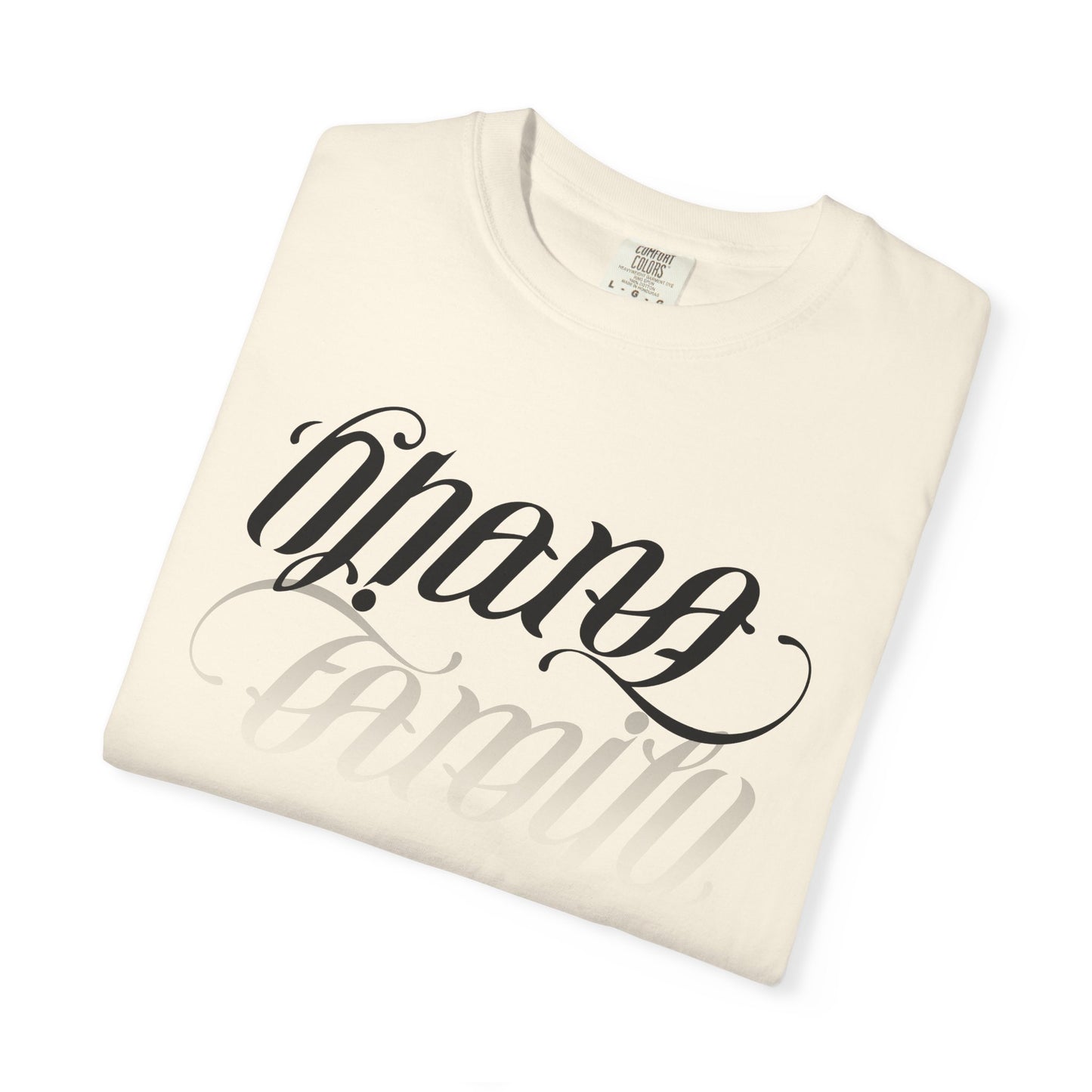 Ohana Family Ambigram T-Shirt | Hawaiian Calligraphy Shirt, Reversible Design Tee, Family Matching Aloha Shirt, Fast Shipping, Gift Idea