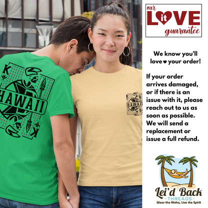 King Kamehameha Playing Card T-Shirt | Cotton Tee