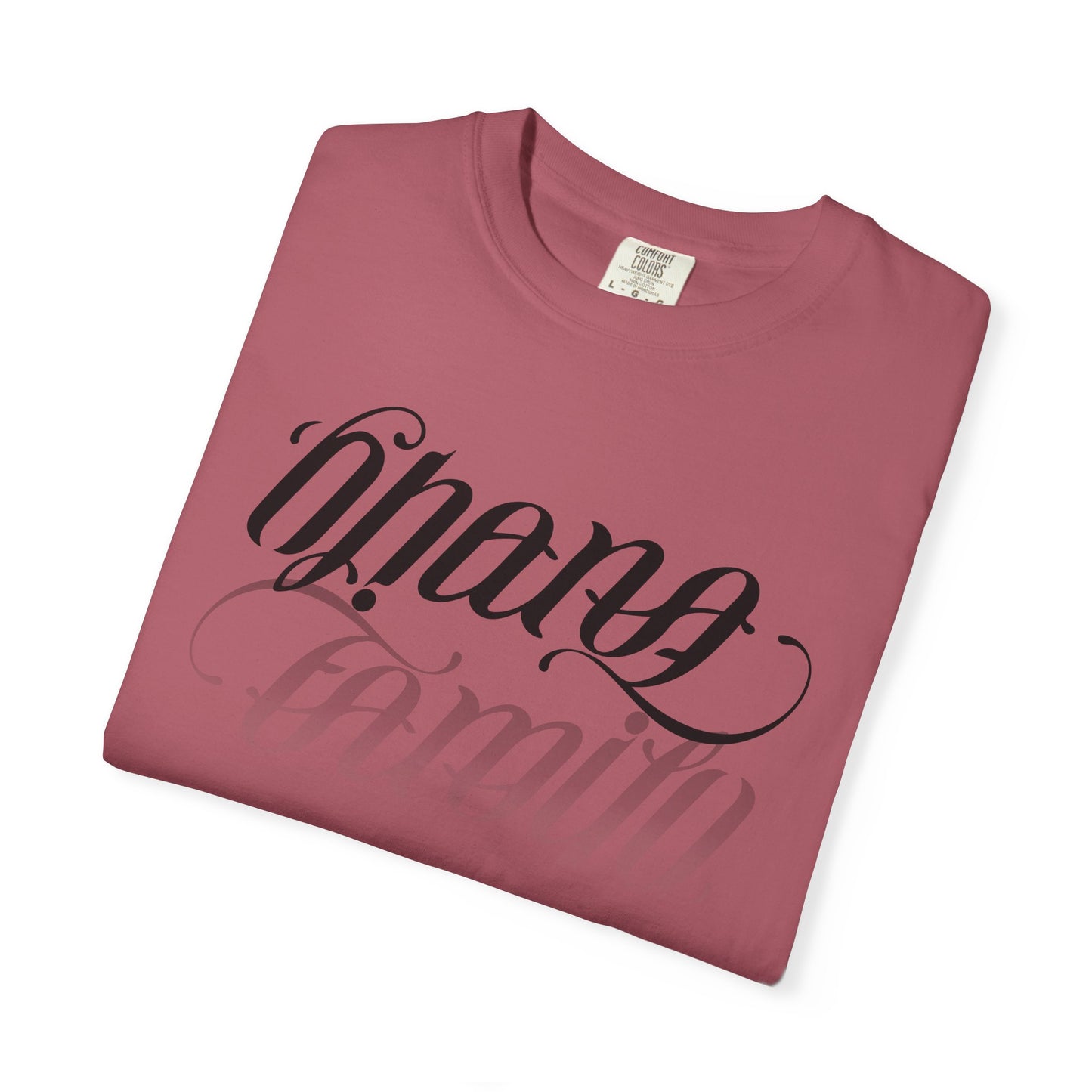 Ohana Family Ambigram T-Shirt | Hawaiian Calligraphy Shirt, Reversible Design Tee, Family Matching Aloha Shirt, Fast Shipping, Gift Idea