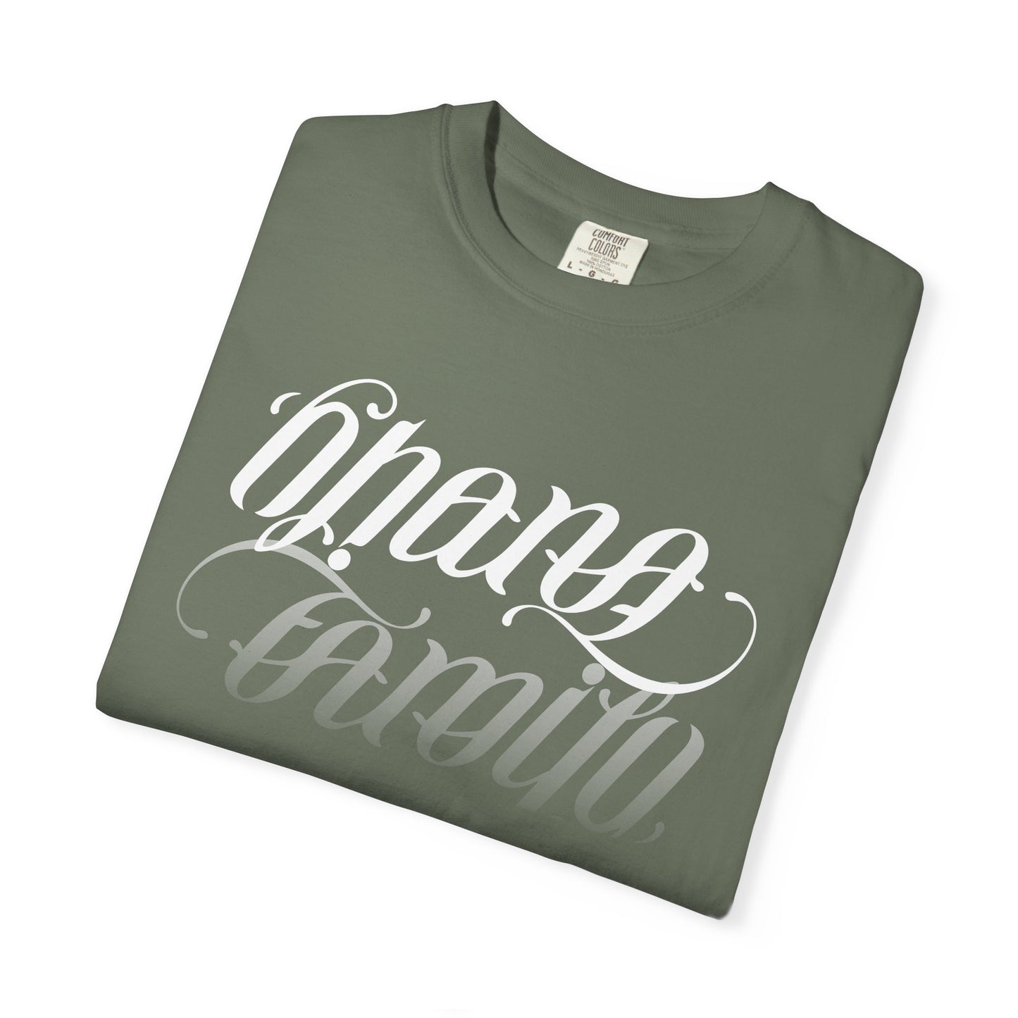 Ohana Family Ambigram T-Shirt | Hawaiian Calligraphy Shirt, Reversible Design Tee, Family Matching Aloha Shirt, Fast Shipping, Gift Idea