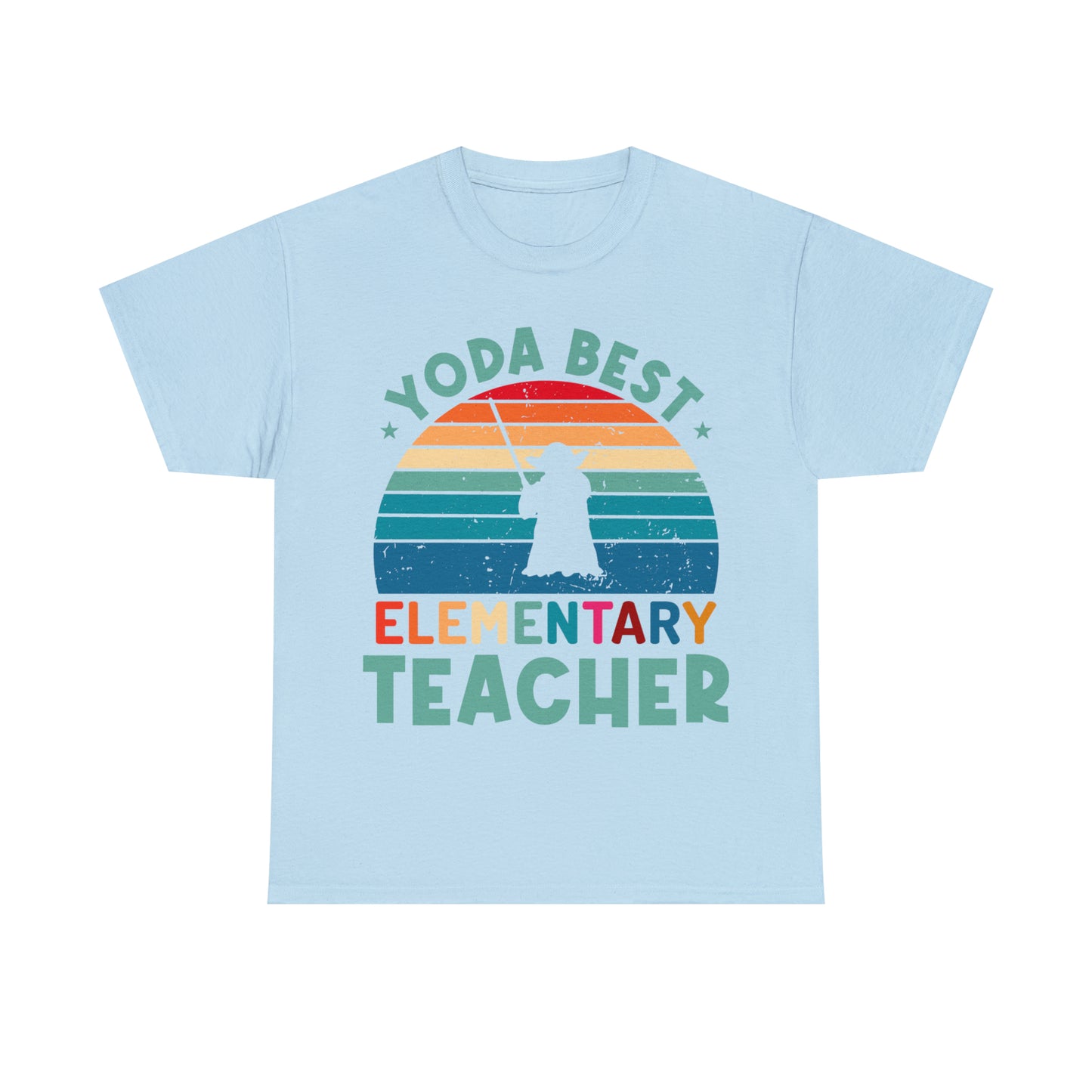 Yoda Best Elementary Teacher Vintage T-shirt