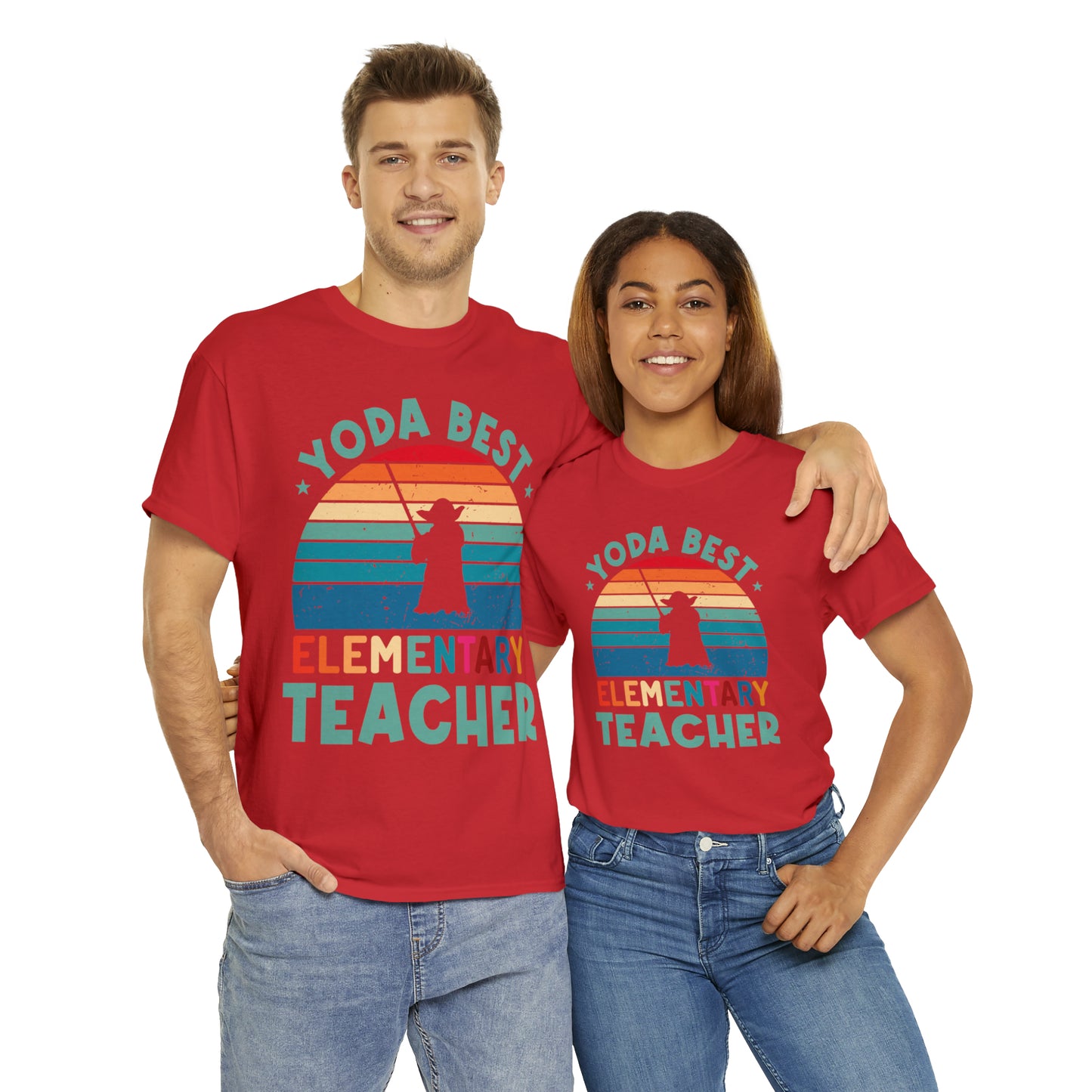 Yoda Best Elementary Teacher Vintage T-shirt