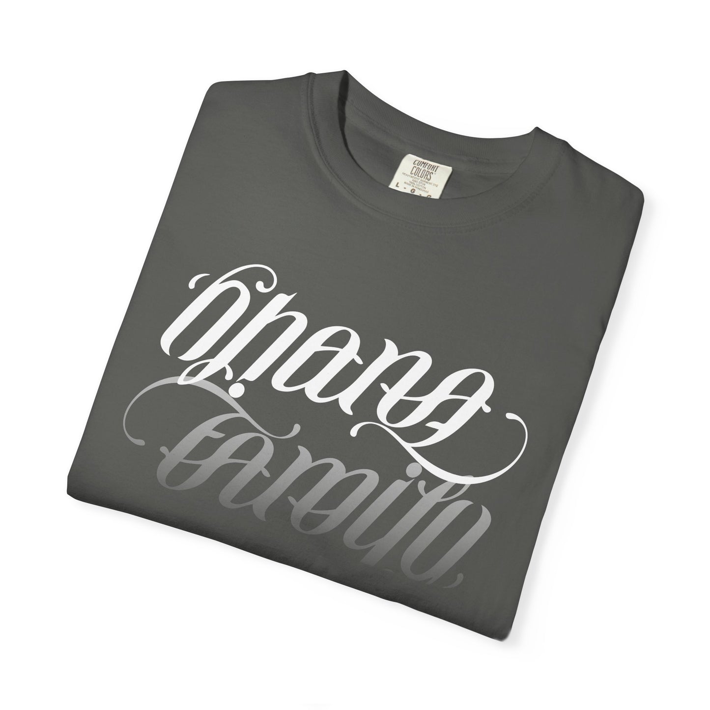 Ohana Family Ambigram T-Shirt | Hawaiian Calligraphy Shirt, Reversible Design Tee, Family Matching Aloha Shirt, Fast Shipping, Gift Idea