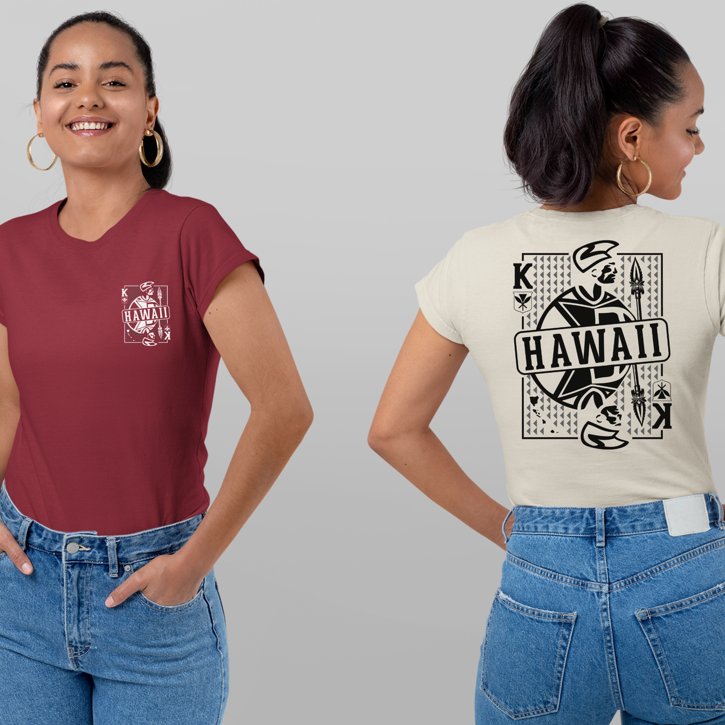 King Kamehameha Playing Card T-Shirt | Cotton Tee