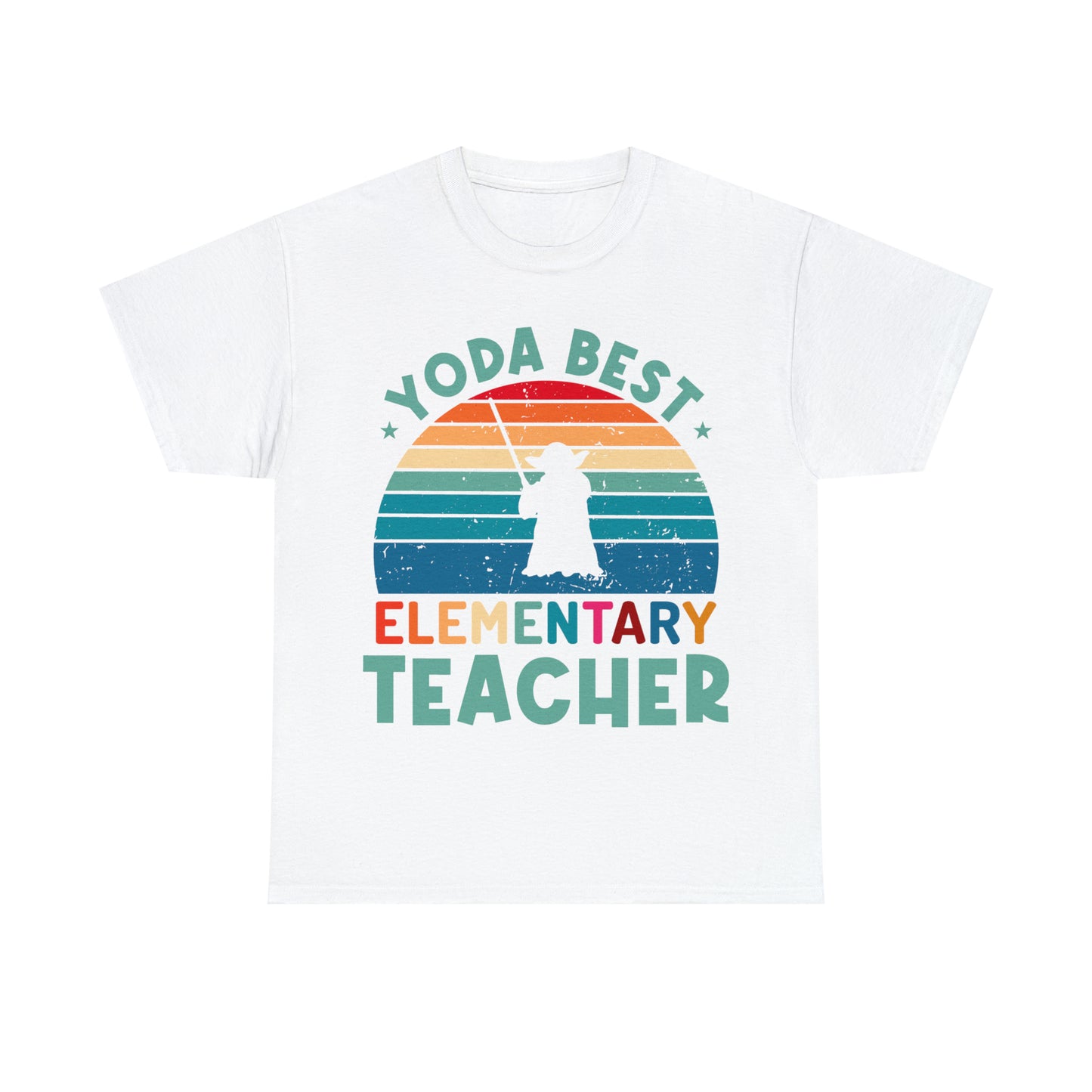 Yoda Best Elementary Teacher Vintage T-shirt