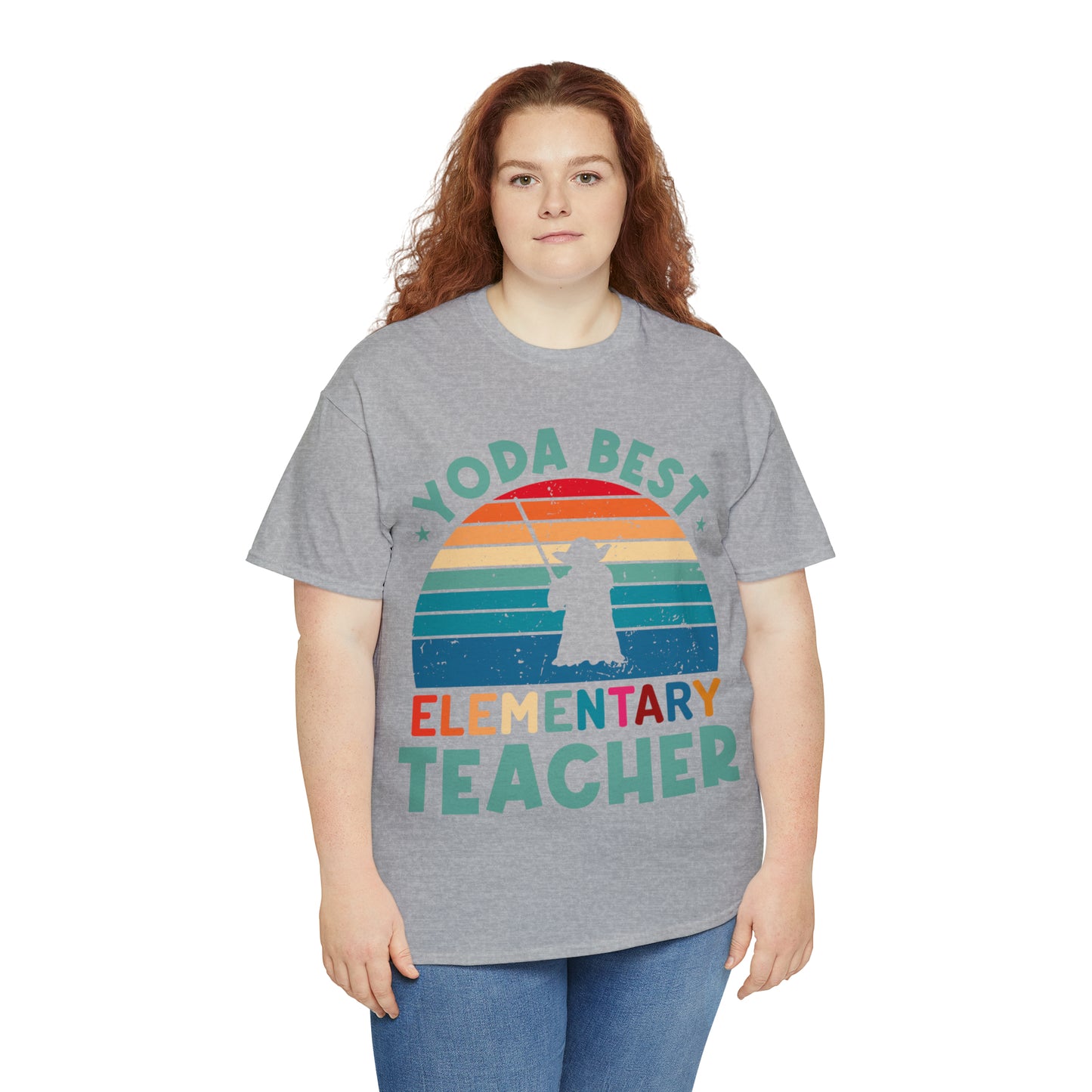 Yoda Best Elementary Teacher Vintage T-shirt