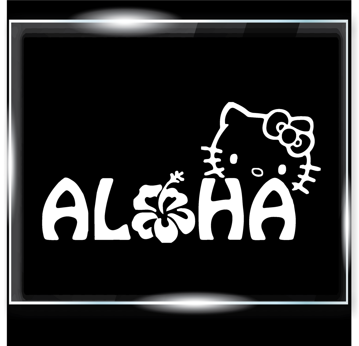 Aloha Hello Kitty Decal