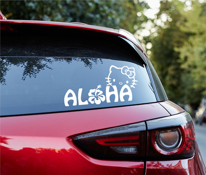 Aloha Hello Kitty Decal