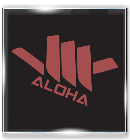 Aloha Shaka Car Decal, Hawaiian Hang Loose Vinyl Sticker, Polynesian Shaka Sign Window Graphic, Island Spirit Car Accessory