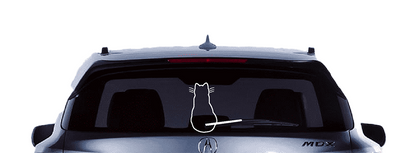 Kitty Cat Wagging Tail Decal