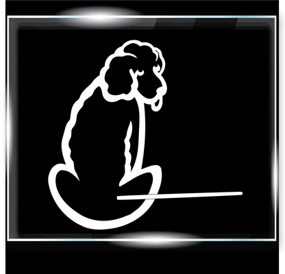 Puppy Dog Wagging Tail Decal