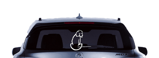 Puppy Dog Wagging Tail Decal