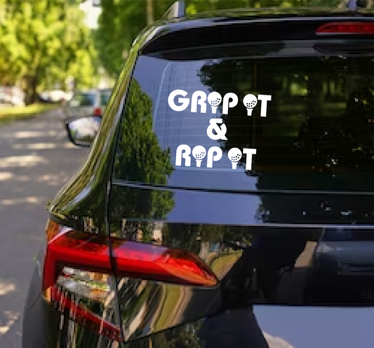 Grip It and Rip It Decal