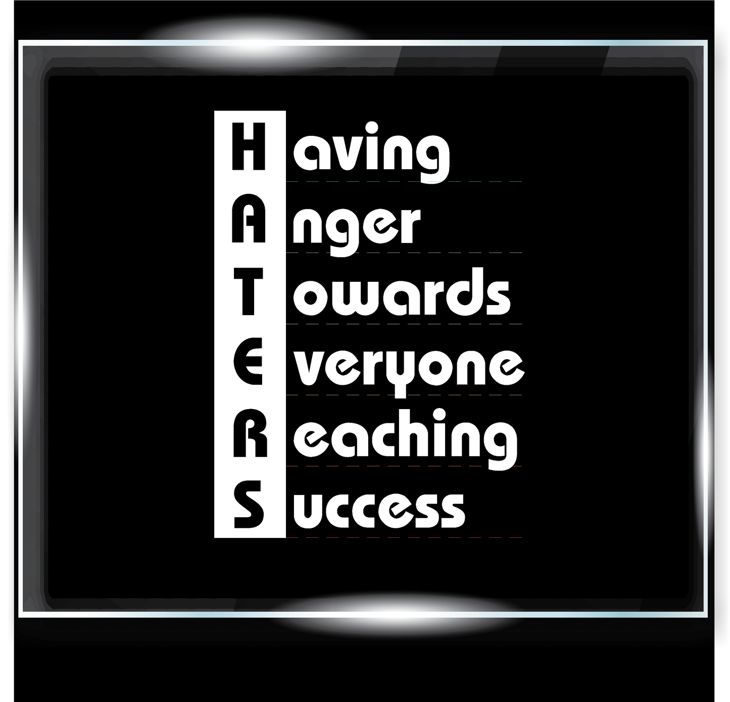 Haters Decal