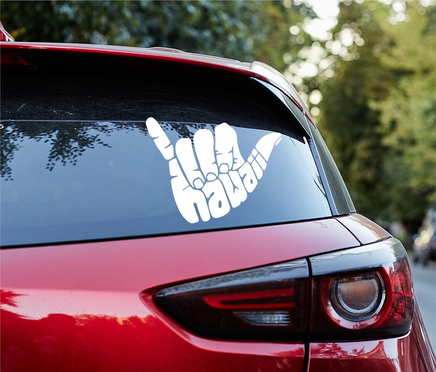 Shaka with Hawaii Decal