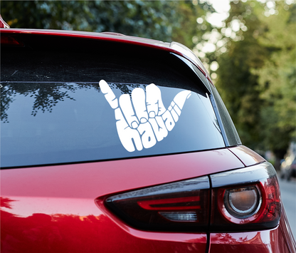 Shaka with Hawaii Decal