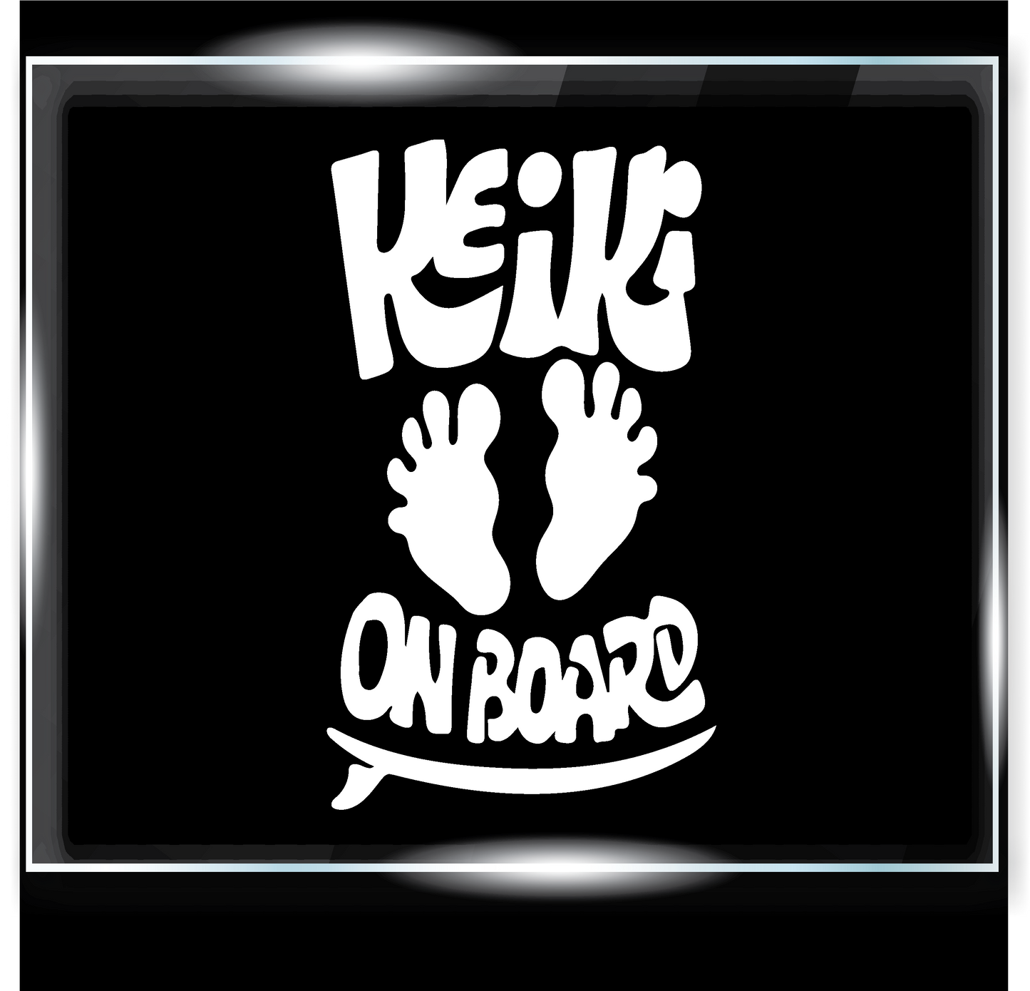 Keiki on Board Decal