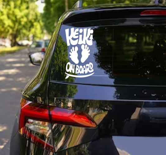 Keiki on Board Decal