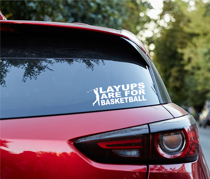 Layups and for Basketball Decal