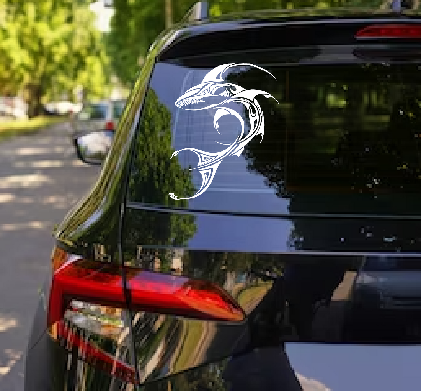 Tribal Shark Decal