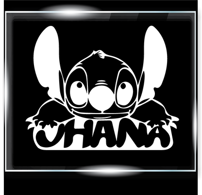 Stitch Ohana Decal