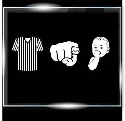 Ref You Suck Emoji Decal