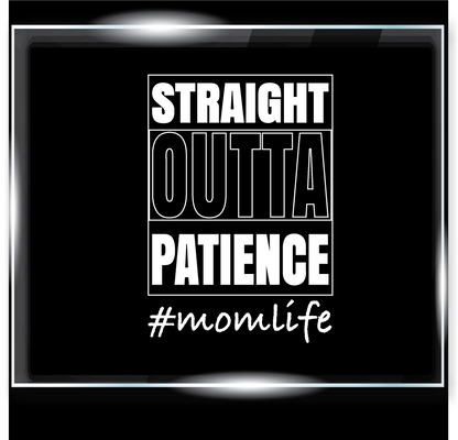 Straight Out of Patience Decal