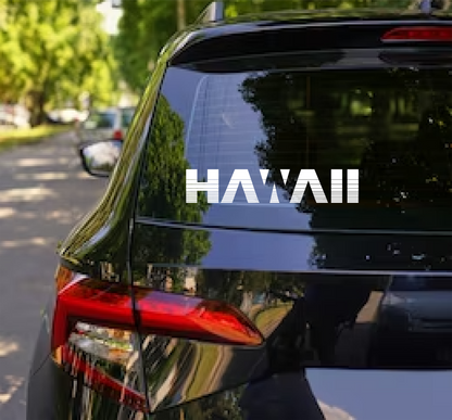 Striped Hawaii Decal