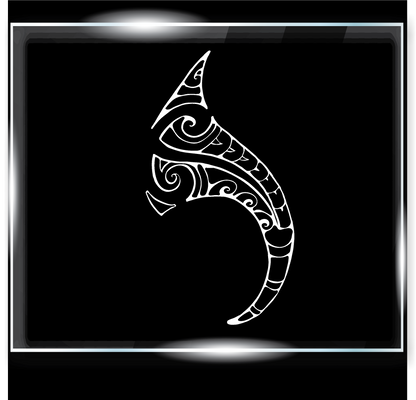 Tribal Hawaiian Artwork Decal