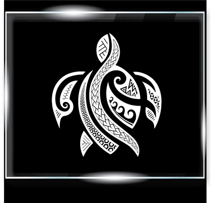 Tribal Turtle Decal