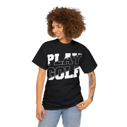 Split Play Golf Cotton Tee