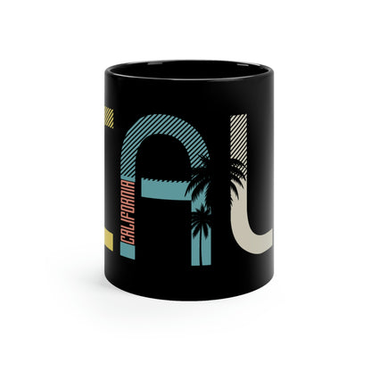 Cali 11oz Black Mug