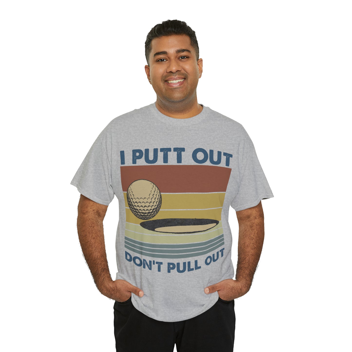 I Putt Out Golf Cotton Tee