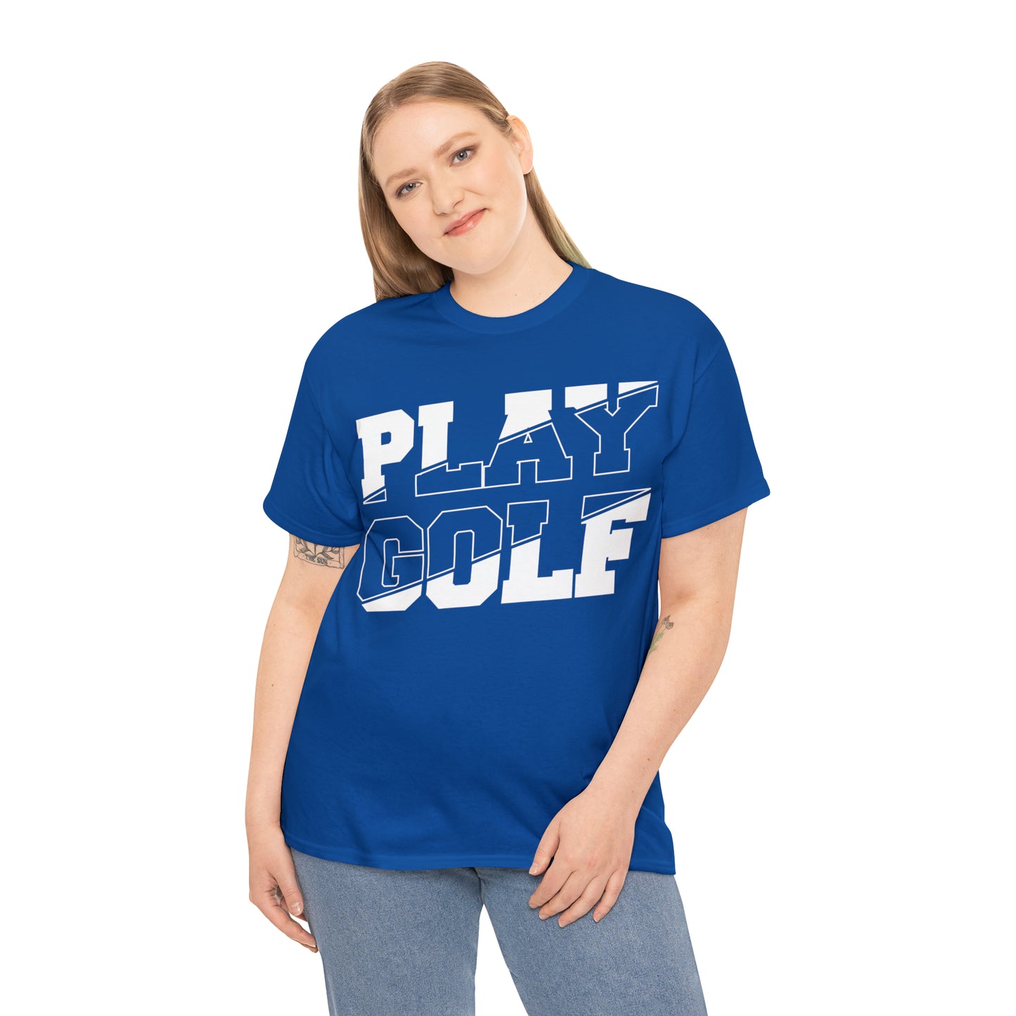 Split Play Golf Cotton Tee