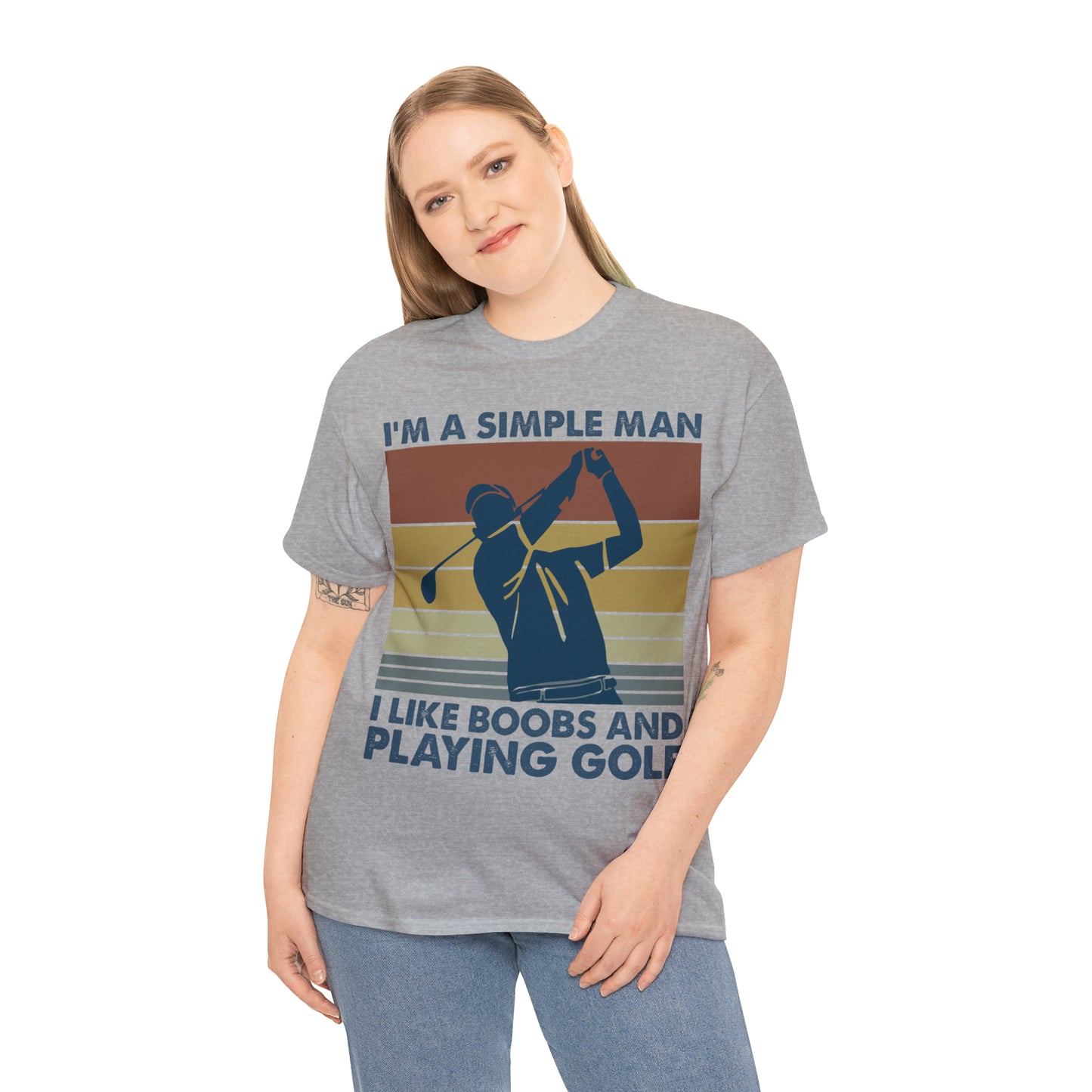 I'm a Simple Man Golf Cotton Tee