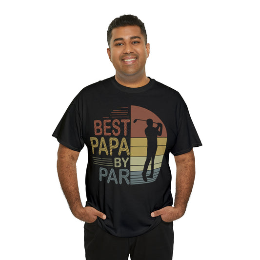 Best Papa by Par Golf Cotton Tee